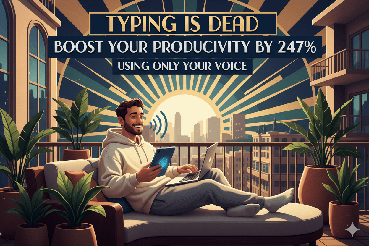 Typing Is Dead: Boost Your Productivity by 247% Using Only Your Voice