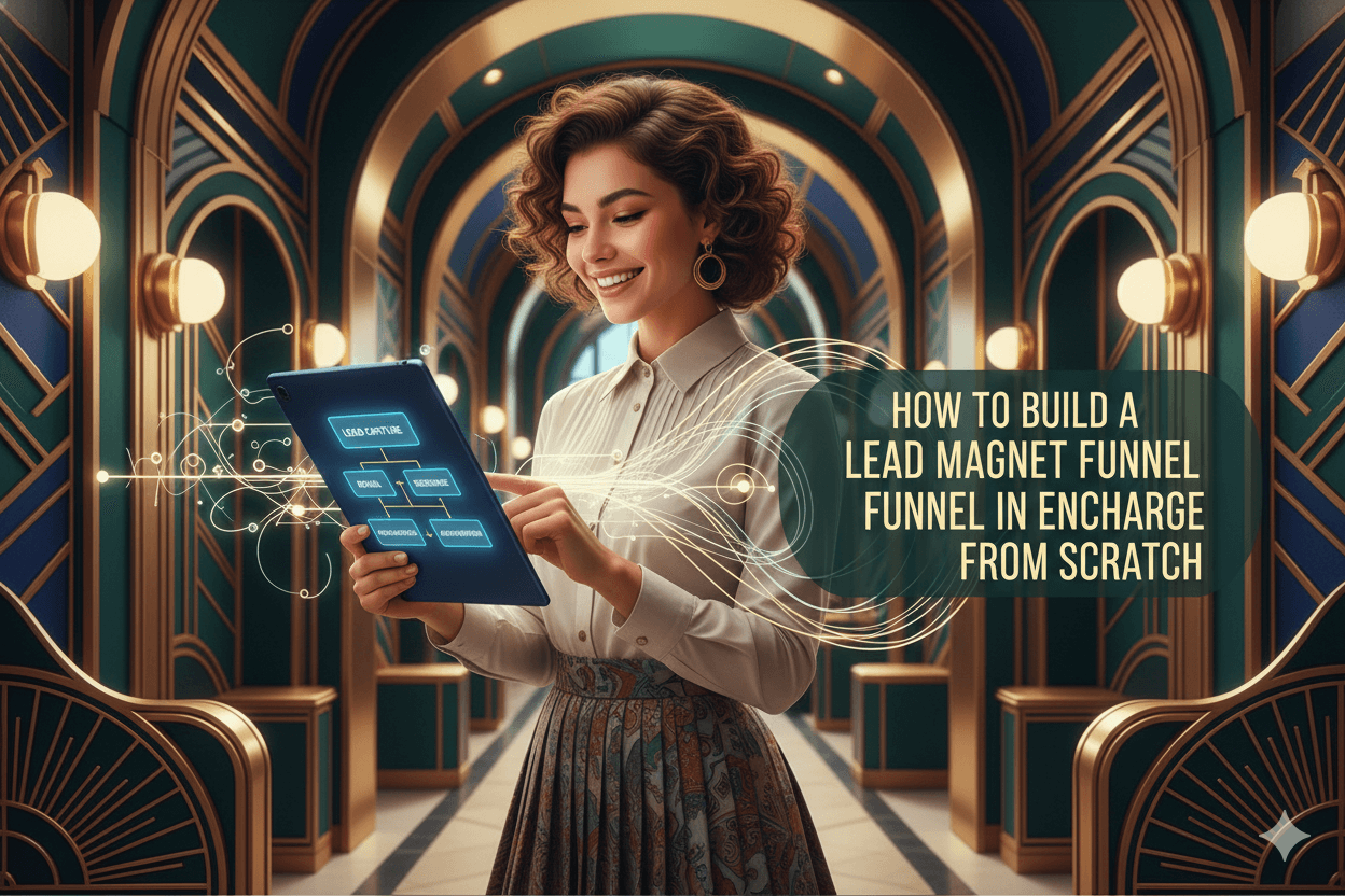 How to Build a Lead Magnet Funnel in Encharge from Scratch